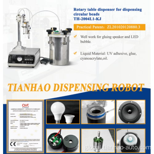 Robot Glue Dispenser circular products automatic robot glue dispenser for Auto dispensing circular line Manufactory